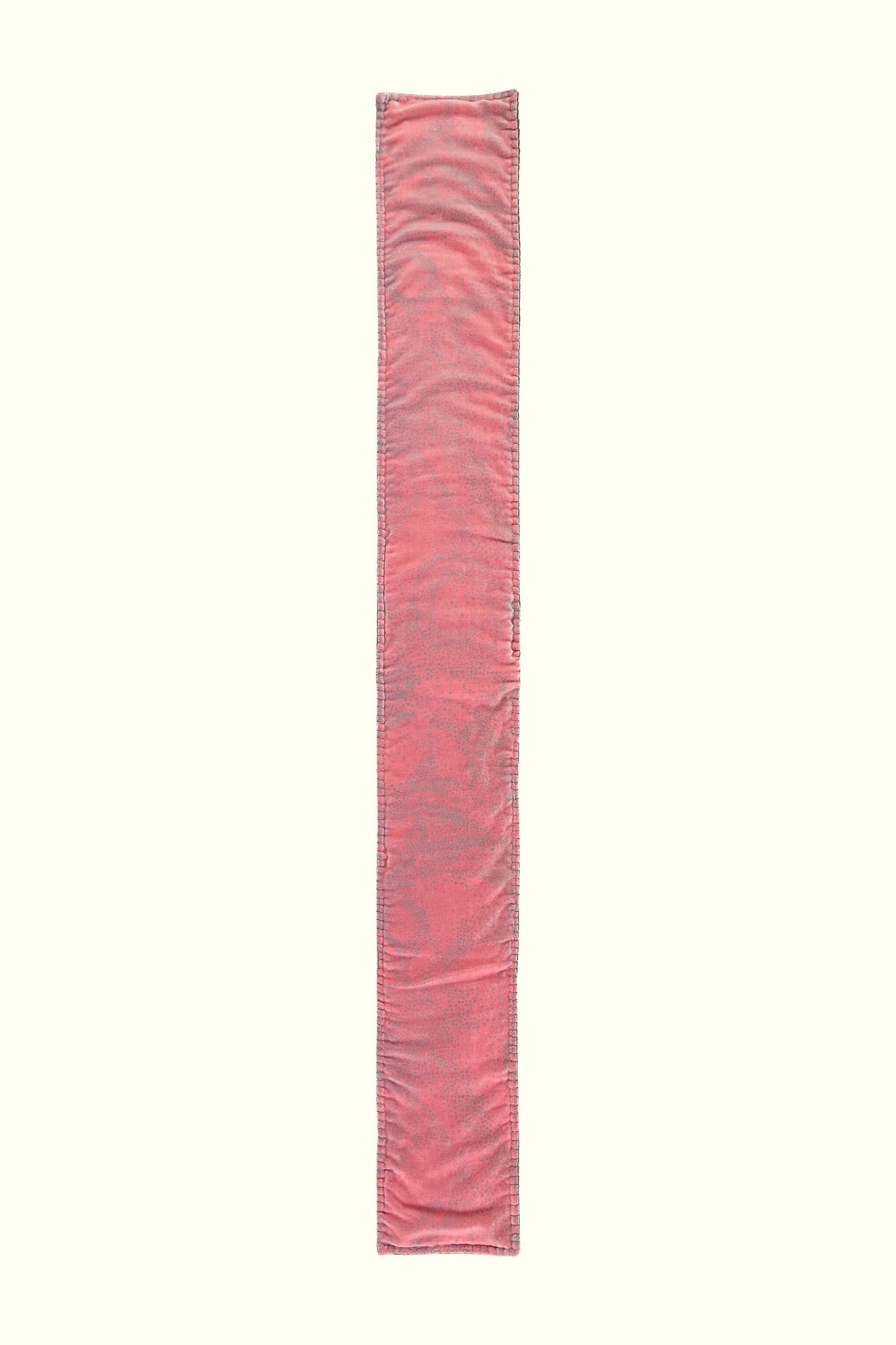 Aurora scarlet silk velvet scarf full length by GvE&Co (Georgina von Etzdorf)