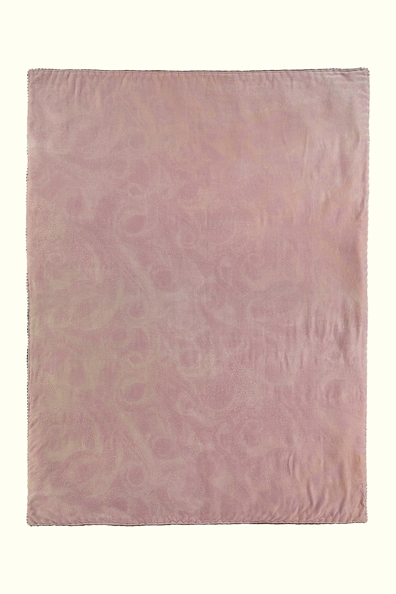Aurora design dusty pink silk velvet throw full size by GvE&Co (Georgina von Etzdorf)